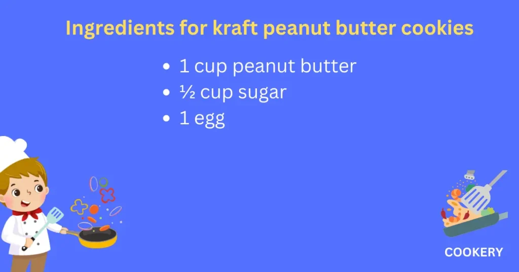 ingredients in Kraft peanut butter cookie