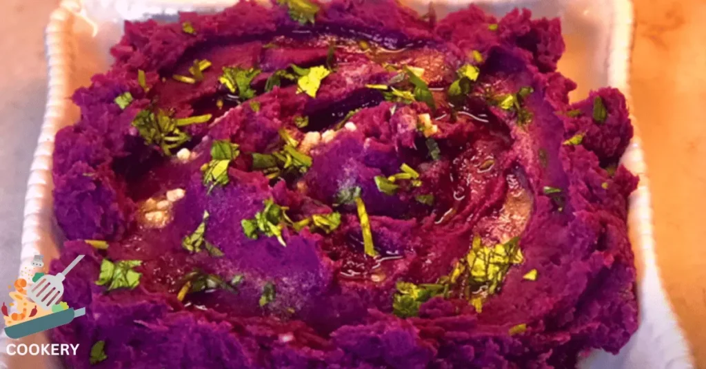 Ingredients Explanations of purple sweet potato recipe 